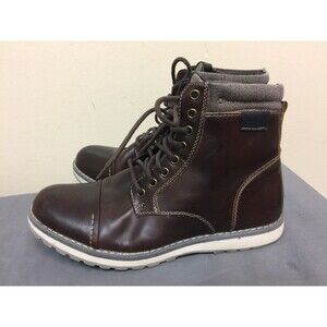 Call it Spring Men winter faux fur lining boots brown size 9.5